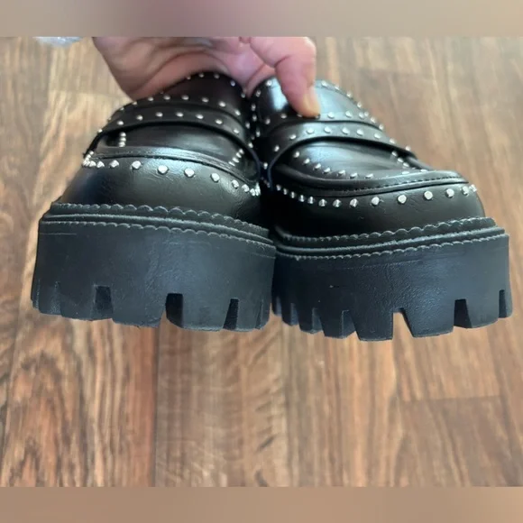 DV Dolce Vita Women's Landun Lug Sole Platform Loafers - Picture 7 of 14